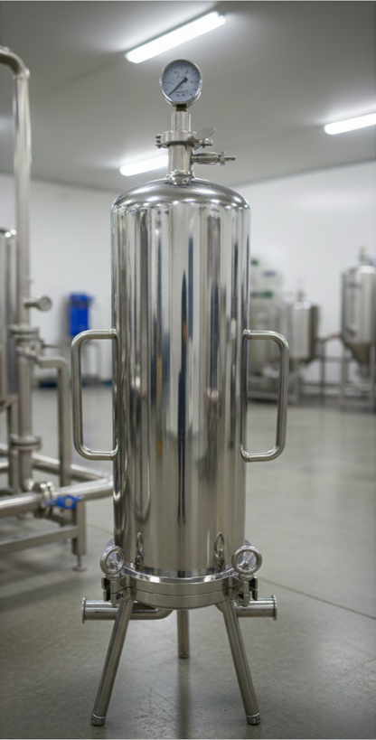 Tripple Core Stainless Steel Pleated Filter Housing