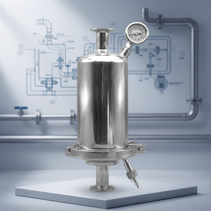 Sanitary Stainless Steel Ventilation Filter Housing