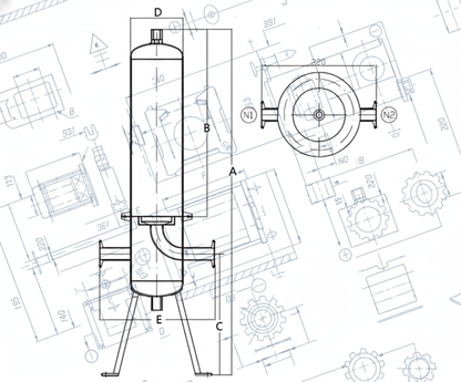 Hot Gas & Steam Air Filter Housing