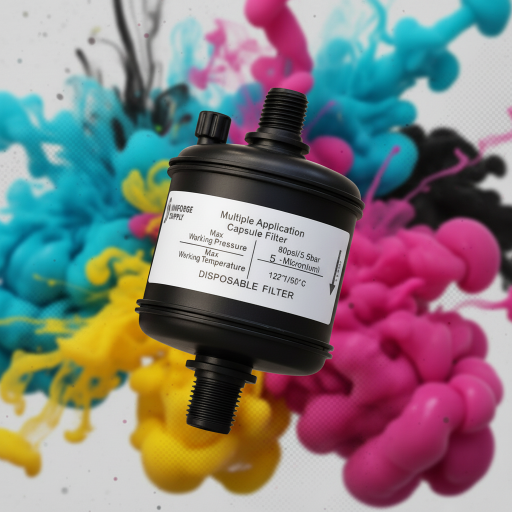 Black Ultra-Violet Protection 5 & 10 Micron/UM Capsule Filter (PP)