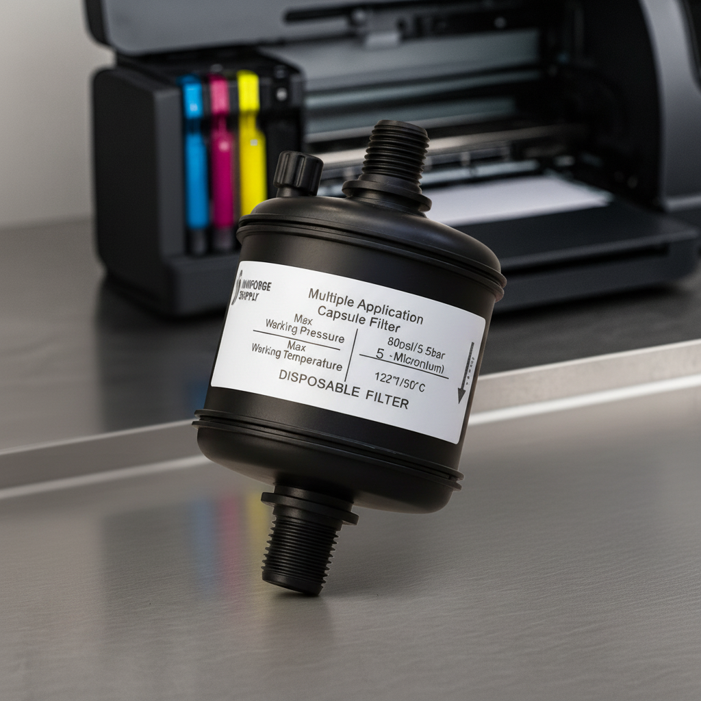 Black Ultra-Violet Protection 5 & 10 Micron/UM Capsule Filter (PP)